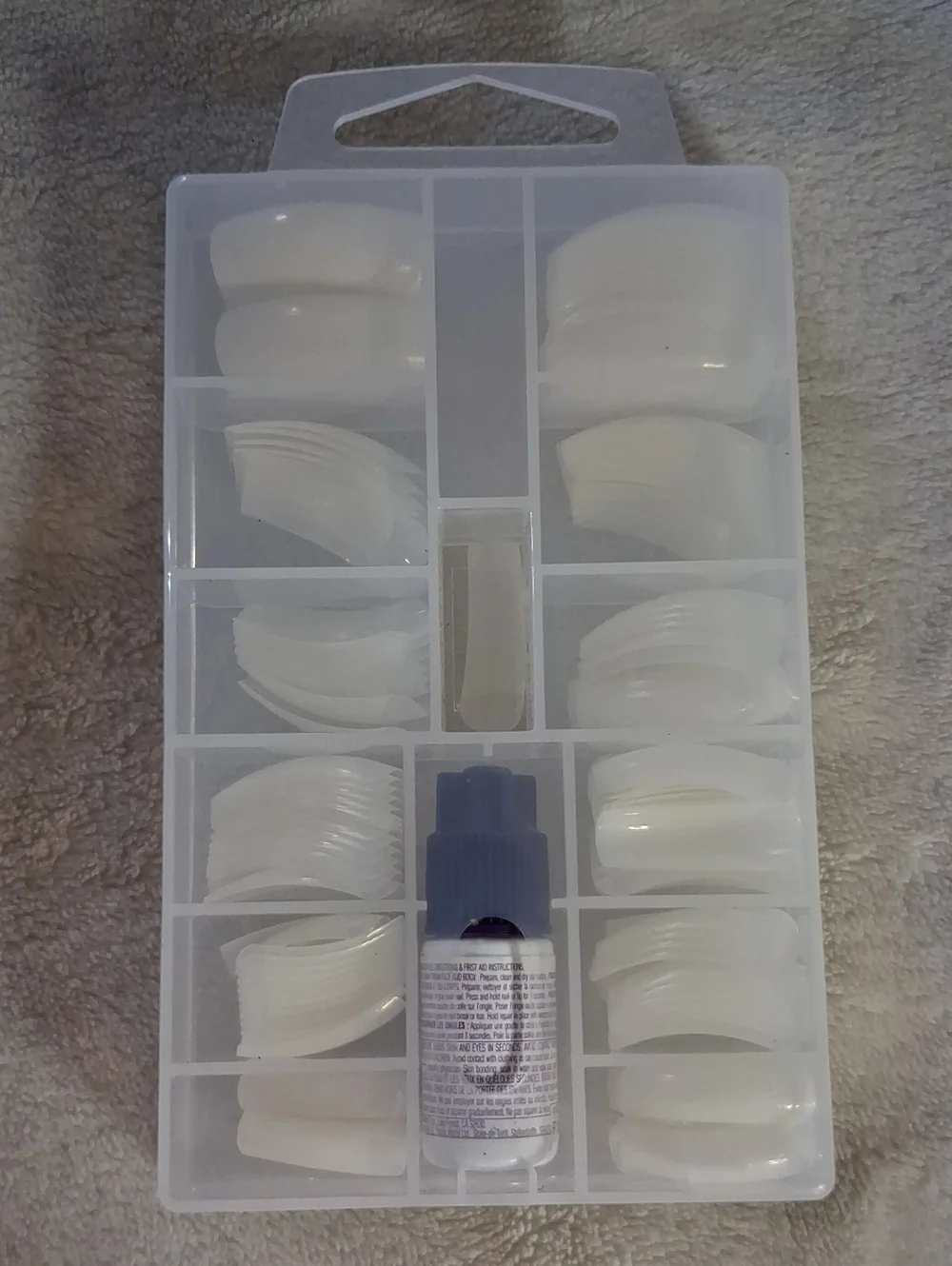 Ultra Quick White False Nail Tips Kit